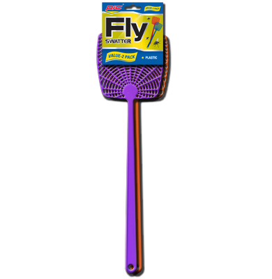 PIC Plastic Fly Swatters ~ 2 per pack -0