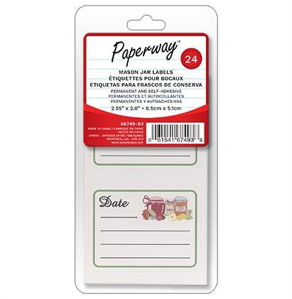 Labels for Mason Jars ~ 24 per pack-0