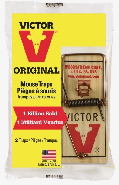 Victor Easy Set Wood Mouse Trap ~ 2 per pack-0
