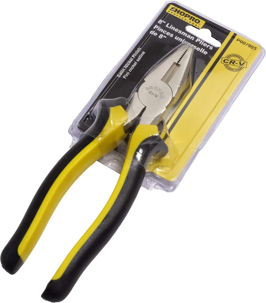 ShopPro Linesman Pliers ~ 8" -0