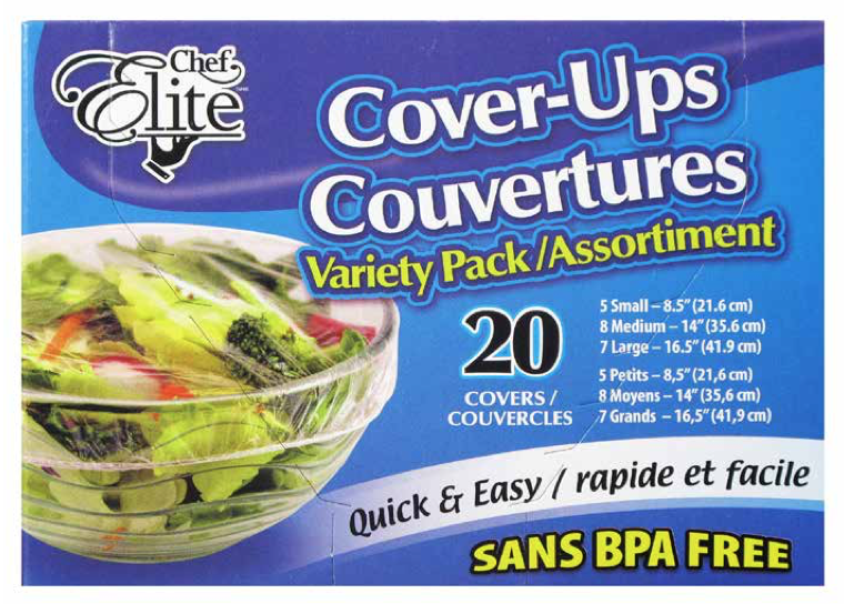 Chef Elite Bowl Cover-Ups - 5 Small, 8 Medium, 7 Large ~ 20 per box-0