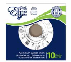 Chef Elite Foil Burner Liners - Small ~ 10 per pack-0