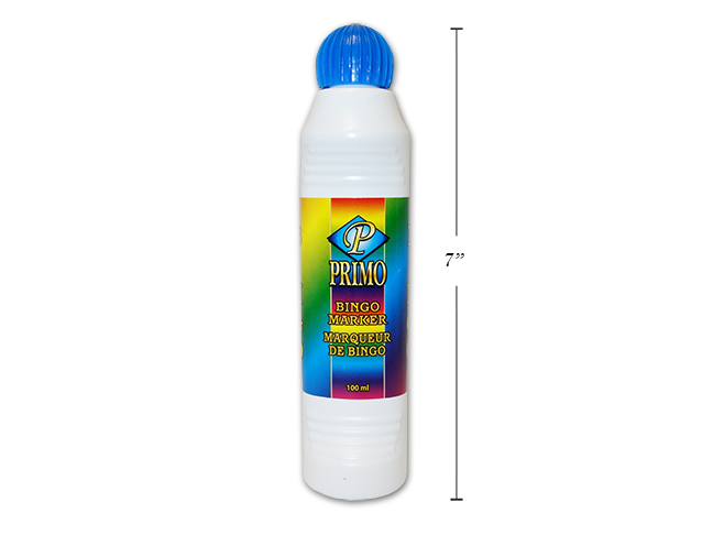 Primo Bingo Daubers 100ml ~ Blue Ink-0