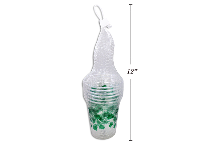 St. Patrick's Plastic Cups - 14oz ~ 8 per pack-0