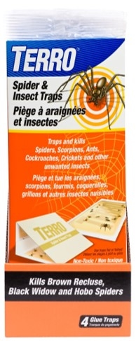 Terro Spider & Insect Glue Traps ~ 4 per pack-0