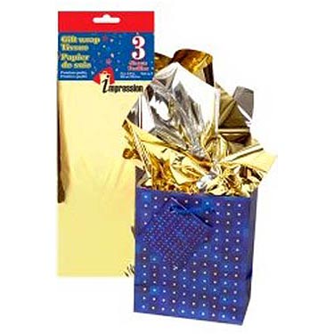 Tissue Paper - METALLIC GOLD ~ 3 per pack-0