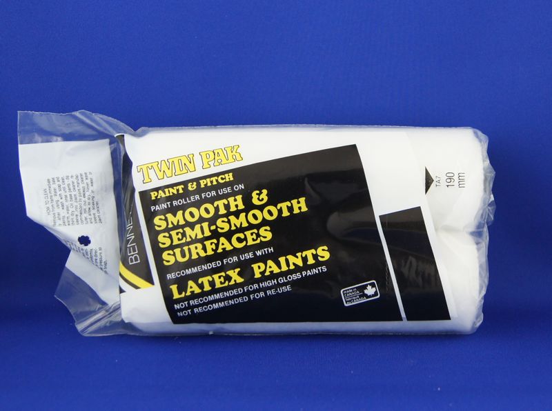 Bennett Value Paint Rollers for 7-1/2" Cages - 10mm Pile ~ 2 per pack-0
