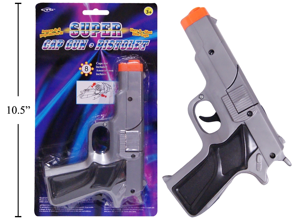 8-Shot Cap Gun ~ Silver -0