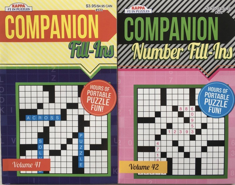 Fill-Ins Puzzle Books ~ Number & Word-0