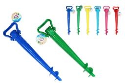 Plastic Beach Umbrella Spike w/Pull Out Handle ~ 15"L-0