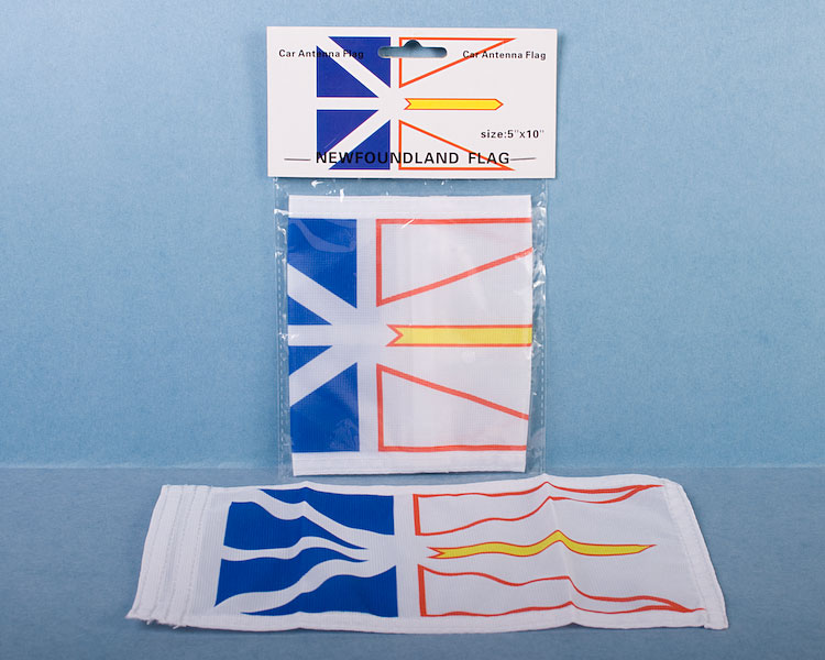 Newfoundland Car Antenna Flag ~ 5" x 10"-0