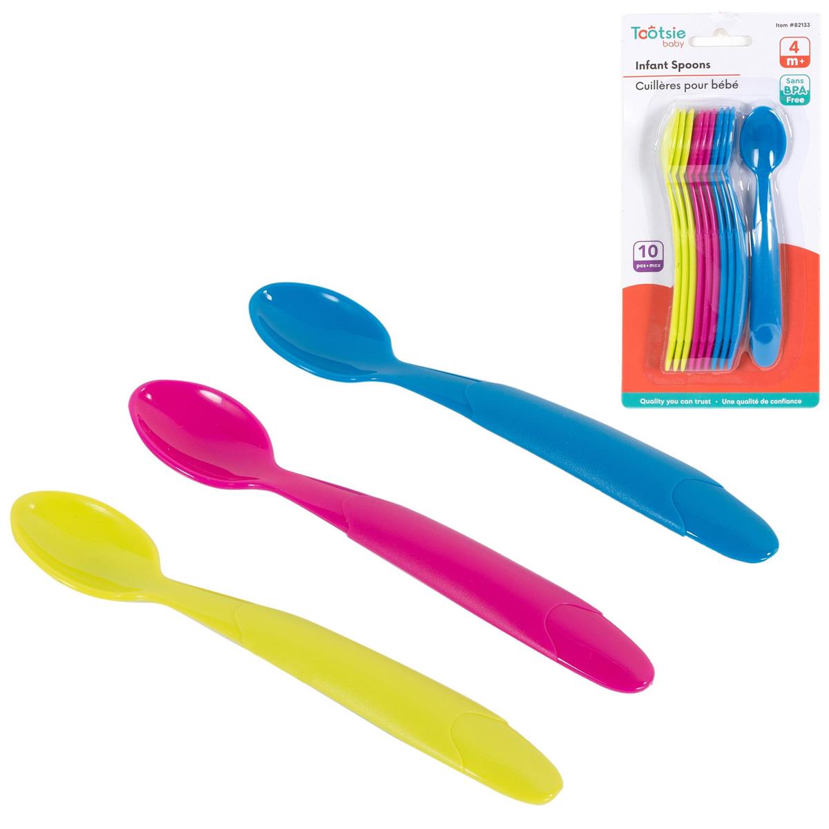 Tootsie Baby Infant Spoons ~ 10 per pack-0