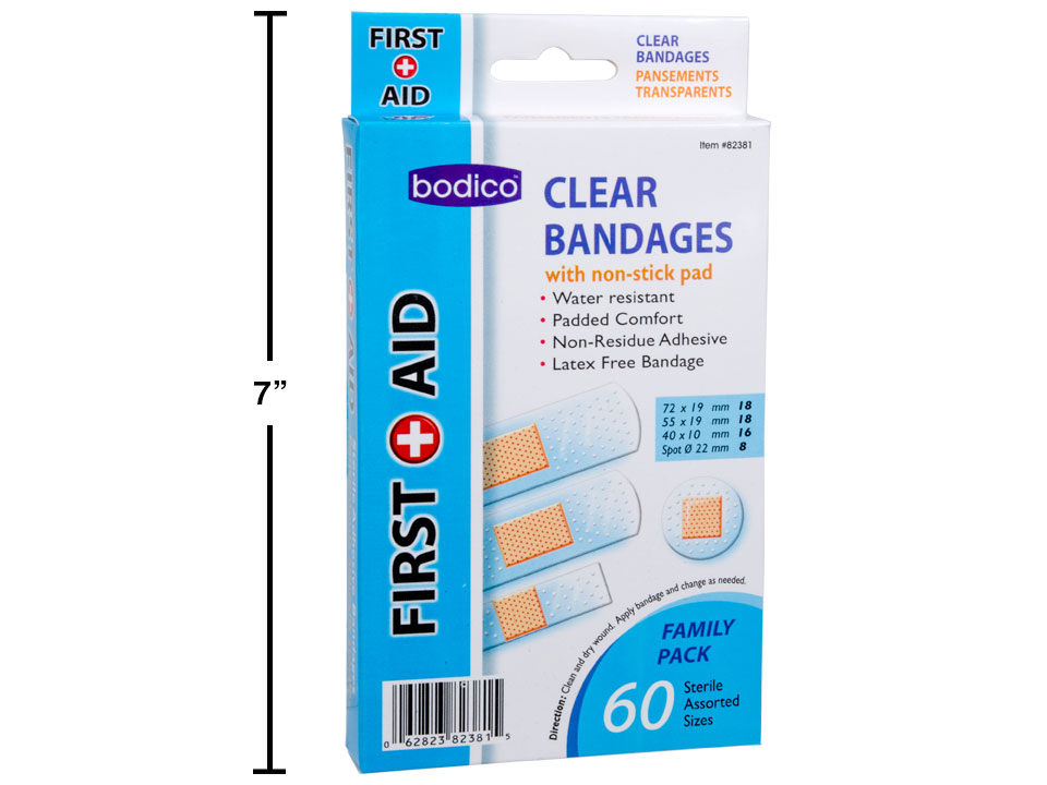 Clear Bandages ~ 60 per pack-0