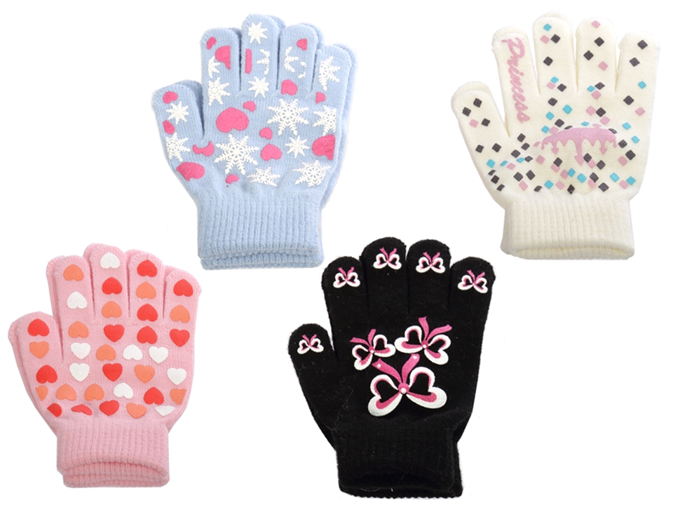 Kid's Magic Gloves ~ Girl's Designs-0