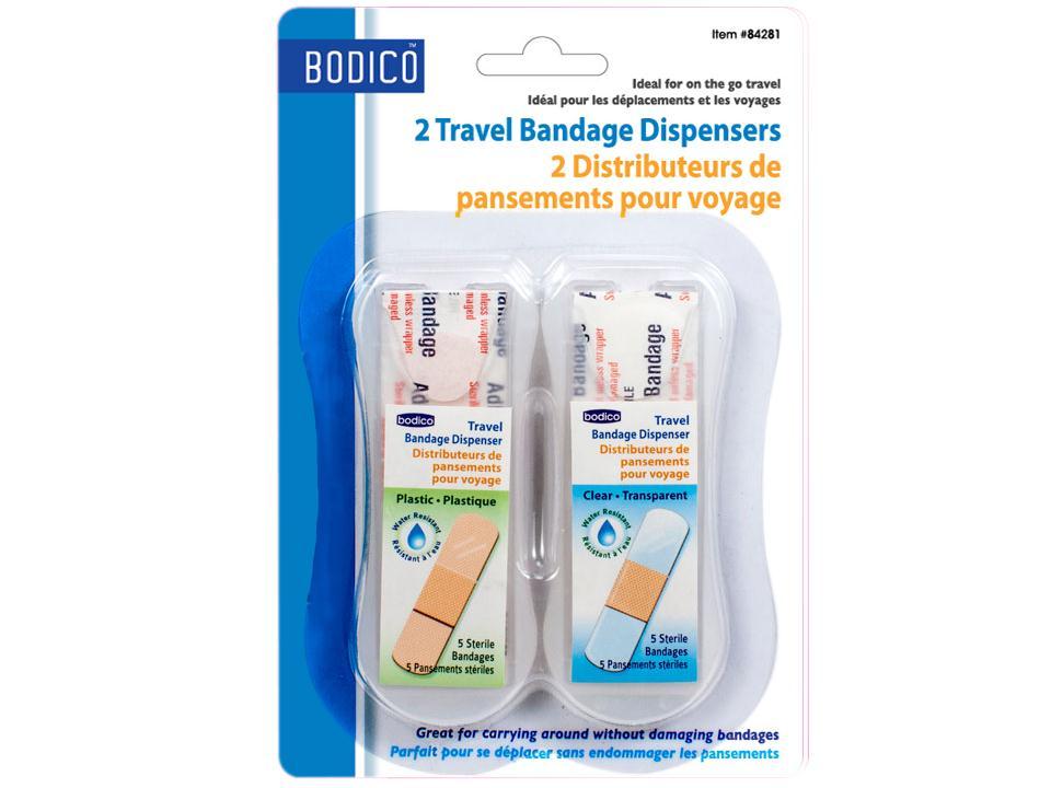 Bodico Travel Bandages in Plastic Dispensers ~ 20 per pack-0