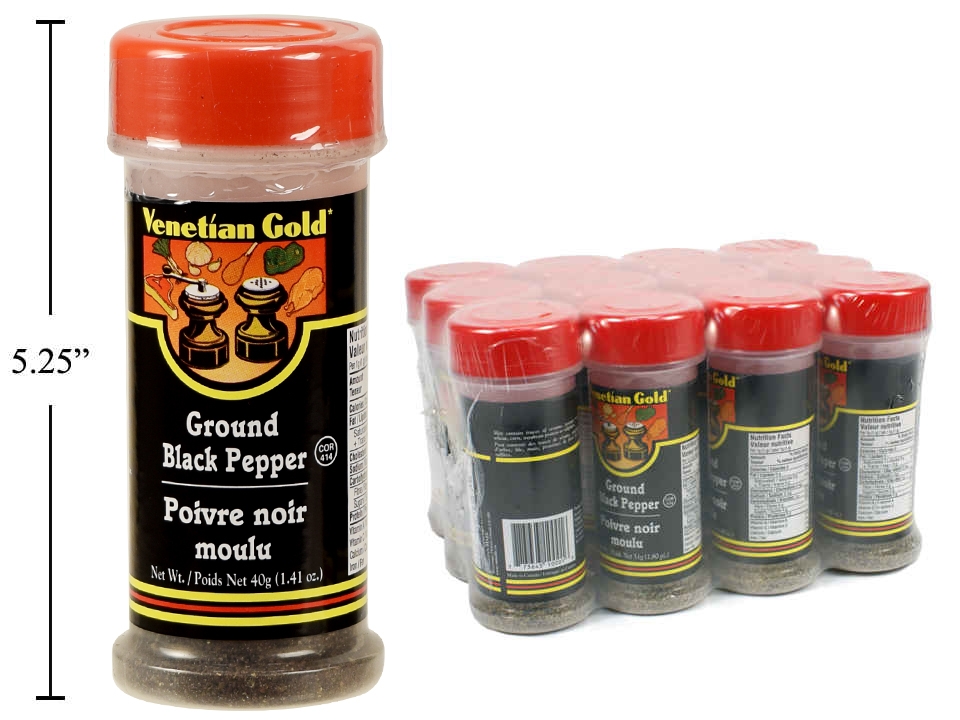 Venetian Gold Ground Black Pepper ~ 40 gram-0