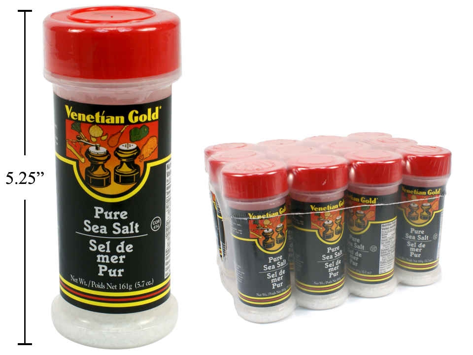 Venetian Gold Pure Sea Salt {coarse} ~ 161 gram-0