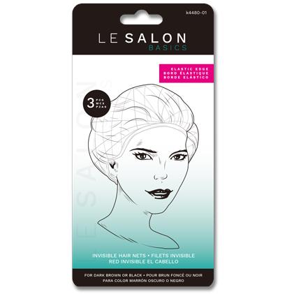 Invisible Hair Nets - DARK ~ 3 per pack-0
