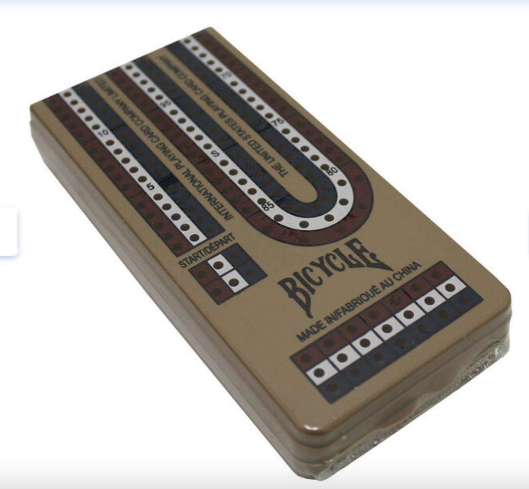 Bicycle Plastic Folding Cribbage Board-0