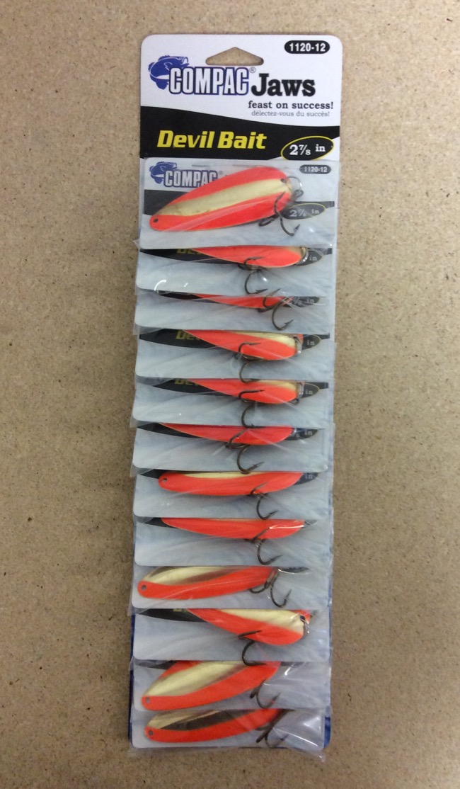 Compac Orange & Gold Devil Bait ~ 2-7/8"-0