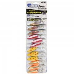 Compac Assorted Trophy Spoon Lures ~ 2-1/4" ~ 12 per card-0