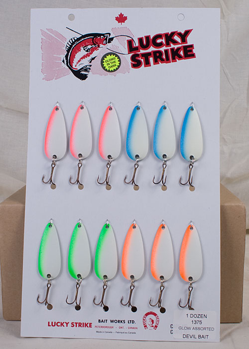 Lucky Strike Devil Bait 2" ~ Glow Assortment-0