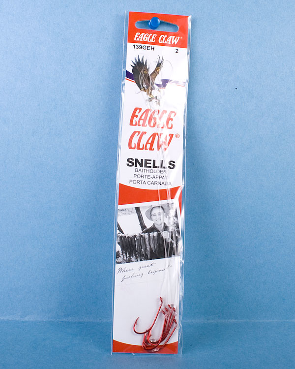 Eagle Claw Snelled Baitholder Hooks-0