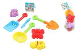 Beach Set with 9" Shovels and Molds ~ 7 pieces-0
