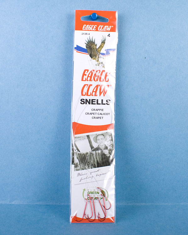 Eagle Claw Snelled Red Carlisle Hooks-0