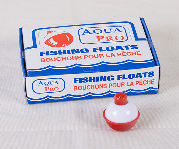 Compac Red & White Plastic Bobbers ~ 1"-0
