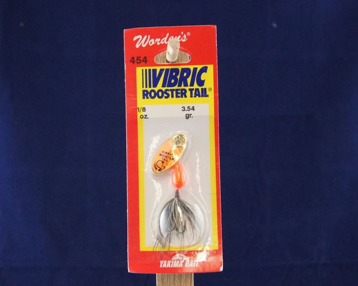 Vibric Rooster Tail - 1/8oz ~ Flame Mylar-0