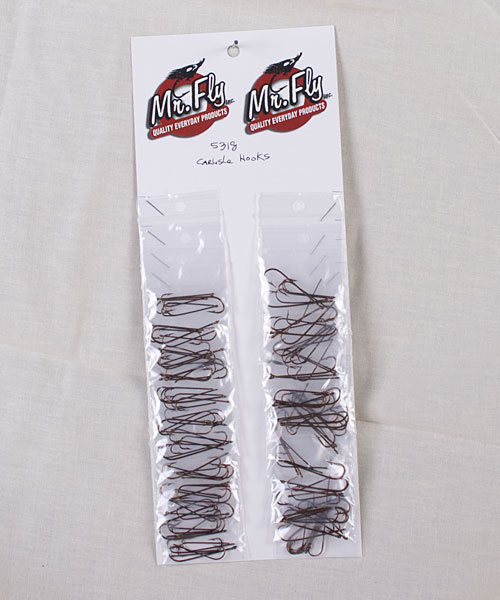 Mr Fly Carlisle Hooks - Large, 6 per pack ~ 24 packs per card-0