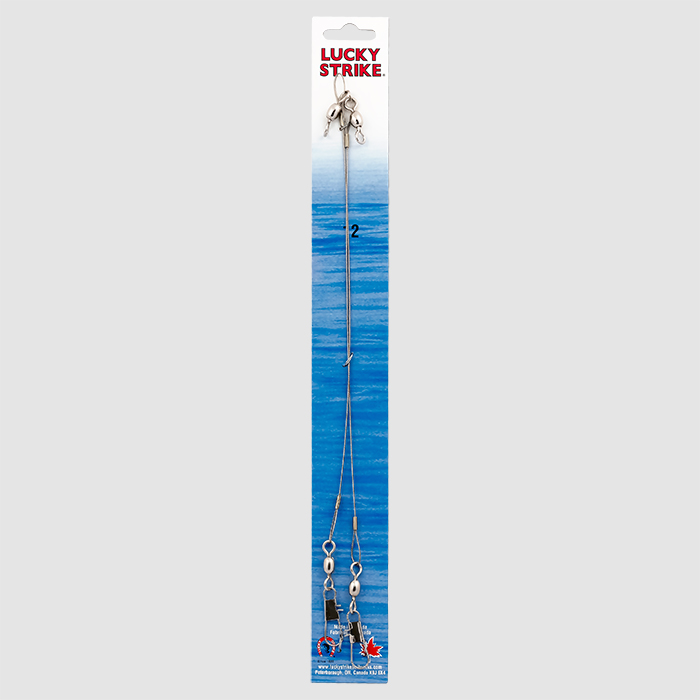 Lucky Strike Stainless Steel High Test Leaders ~ 12"-0