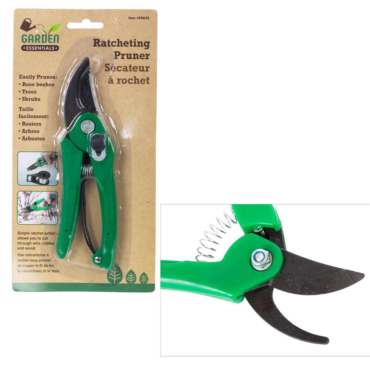 Garden Ratcheting Pruner ~ 7"-0