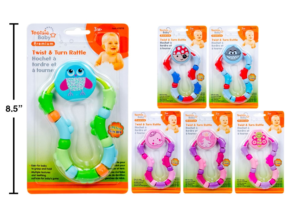 Baby Premium Twist & Turn Rattle -0