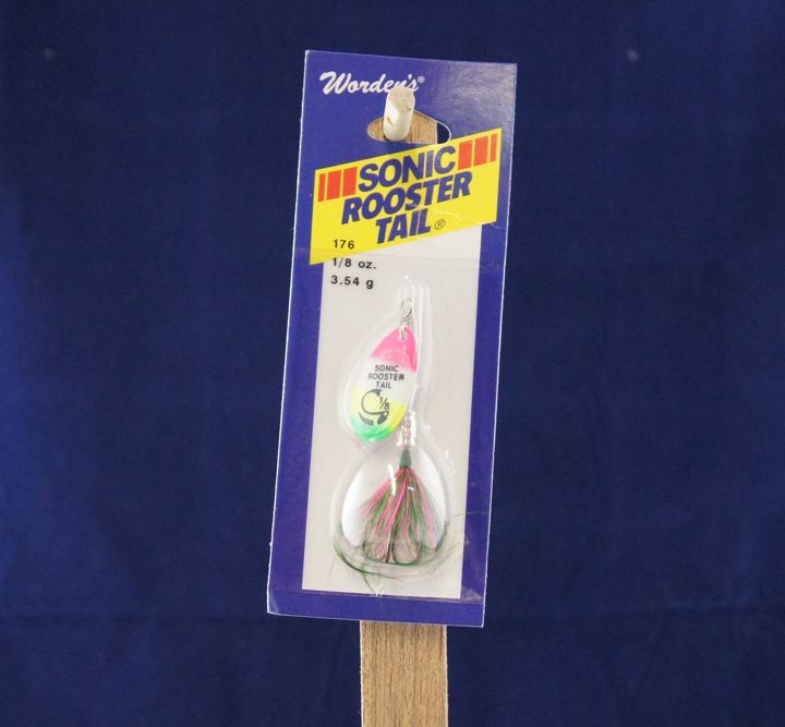 Sonic Rooster Tail - 1/8oz ~Silver Glitter Rainbow-0