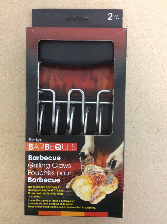 BBQ Meat Claws w/Rubber Handle ~ 2 piece-0