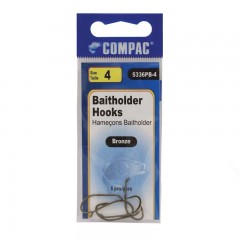 Compac Bronze Baitholder Hooks-0