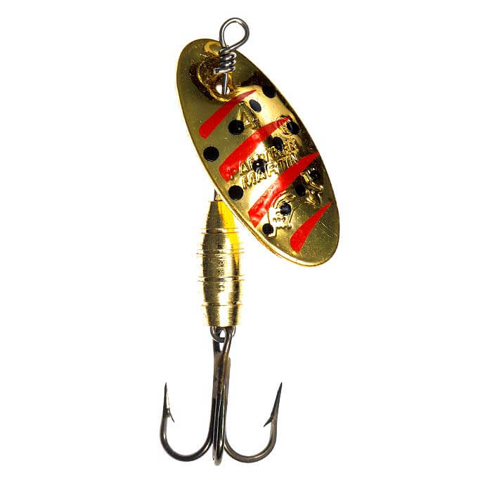 Panther Martin Lure - Size 2 ~ Deluxe Gold Red Black-0