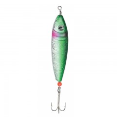 Compac Diving Minnow - 40gram / 1.5oz ~ Nickel / Green-0