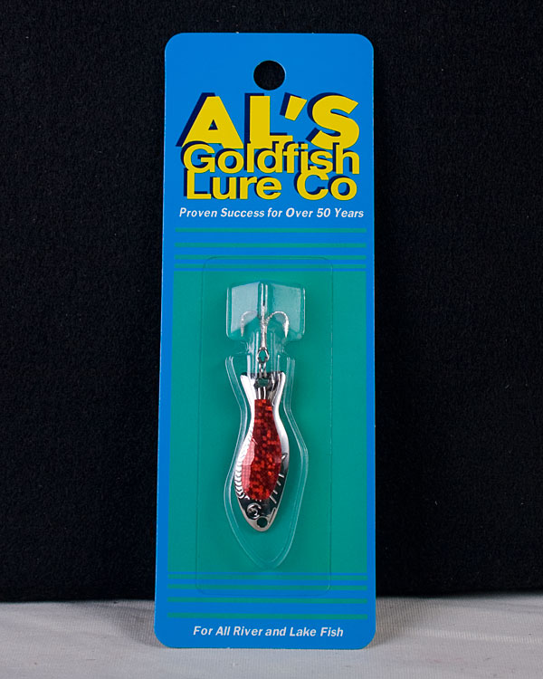 Al's Goldfish - 3/16oz ~ Nickel Prism Red-0
