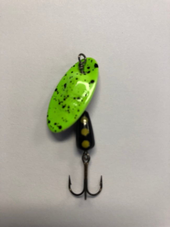 Panther Martin Lure - Size 2 ~ Green Speckled Black-0