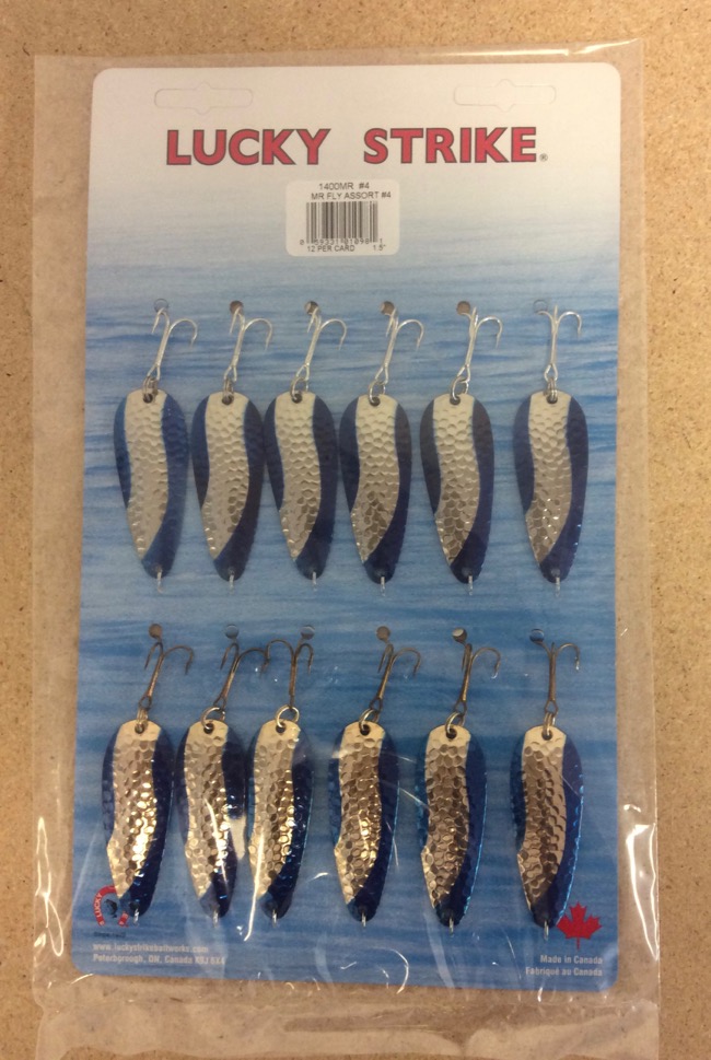 Lucky Strike Devil Bait 2.5" ~ Hammered Nickel Blue-0