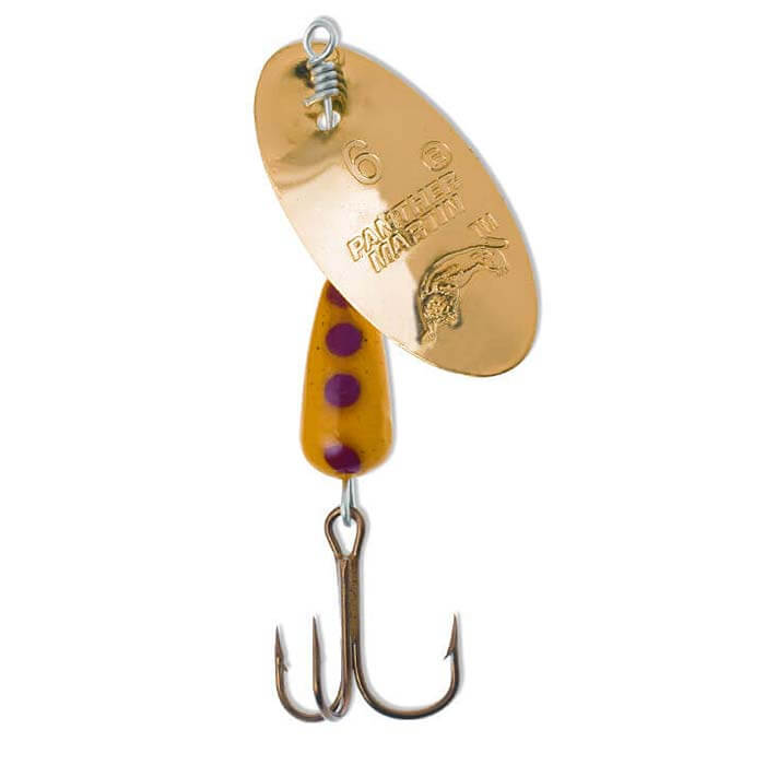 Panther Martin Lure - Size 4 ~ Classic Regular Gold Yellow-0