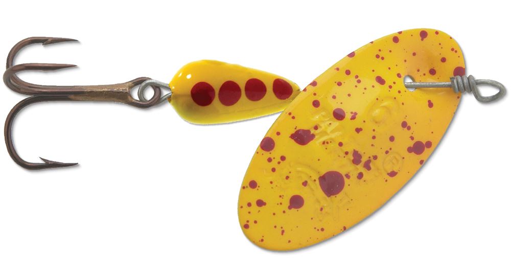 Panther Martin Lure - Size 2 ~ Classic Colors Yellow Speckled-0