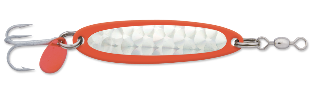 Krocodile Lure - 1/4oz ~ Fire w/Silver Prism-Lite-0