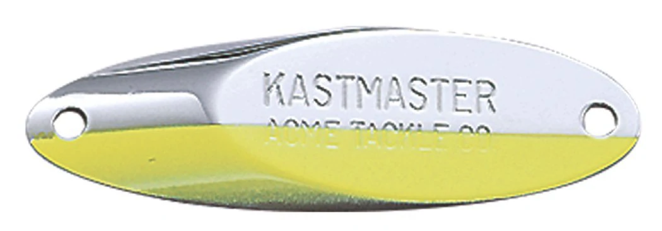 ACME Kastmaster - 1/8oz ~ Chrome Chartreuse Stripe-0