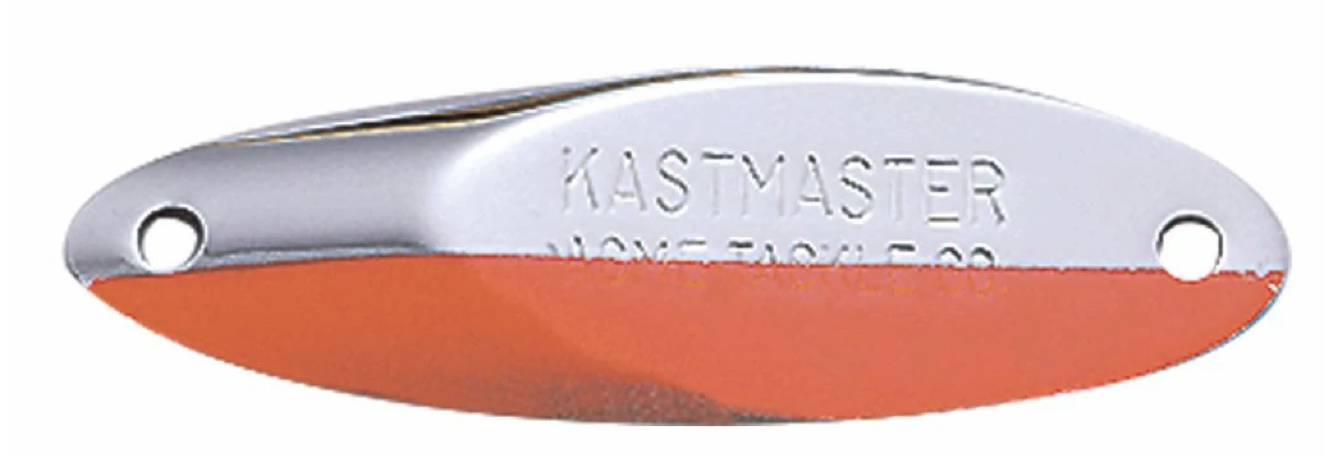 ACME Kastmaster 1/4oz ~ Chrome Fluorescent Stripe-0