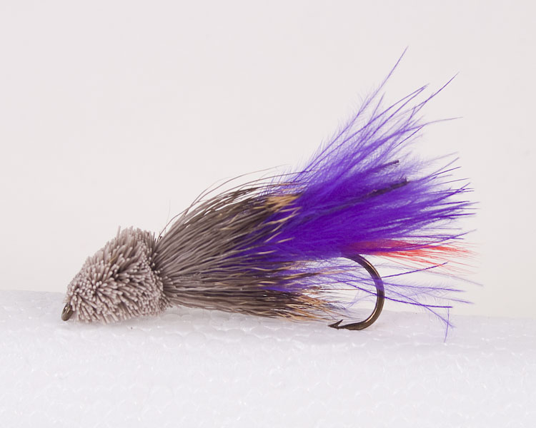 Purple Marabou Muddler Streamer -0