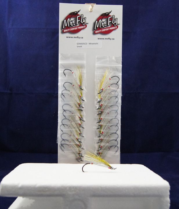 Miramichi Smelt Fall & Black Salmon Flies-0